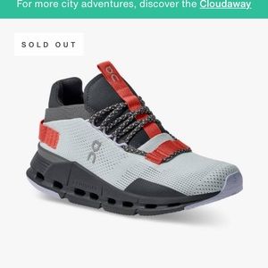 Women’s On Cloud Cloudnova size 7 - worn twice, like new.